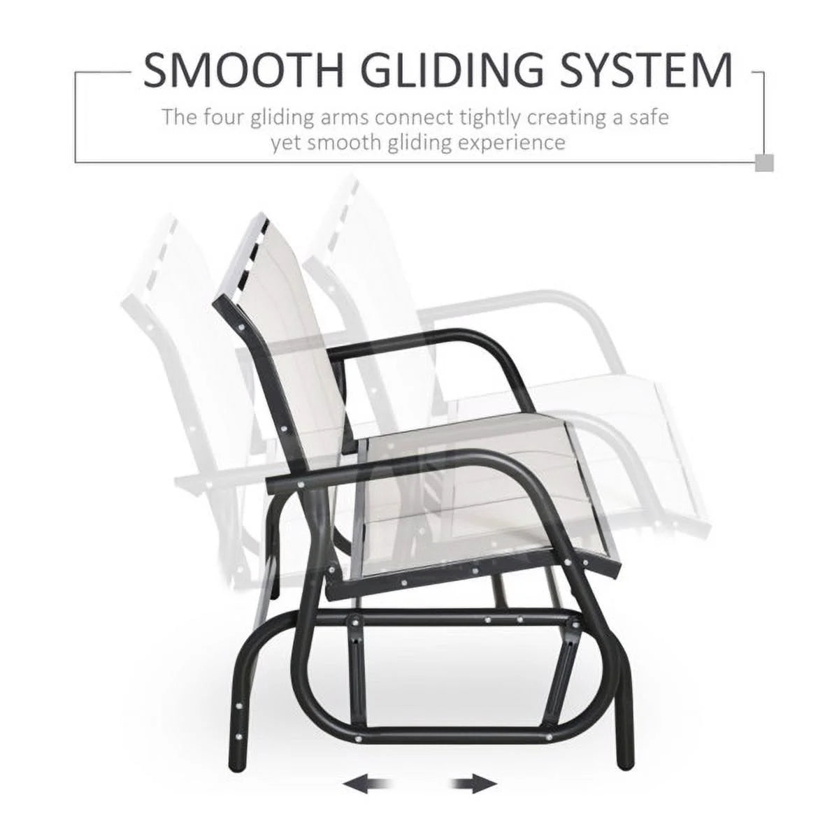 Outdoor Patio Gliding Chair for 3 Person G868166
