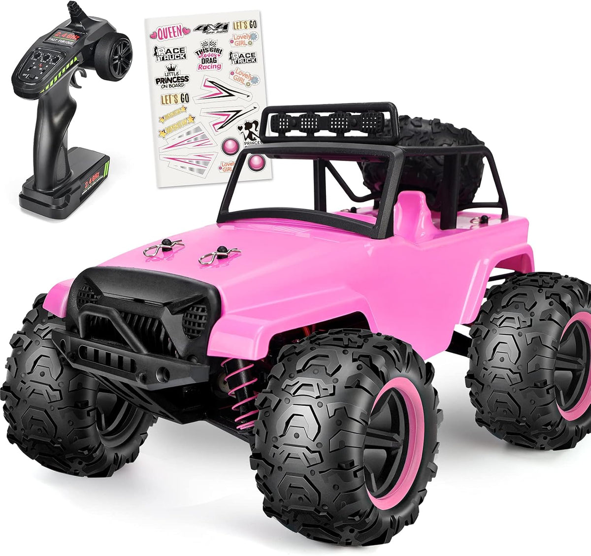 1:10 Remote Control Monster Truck with 2 Car Shells B438