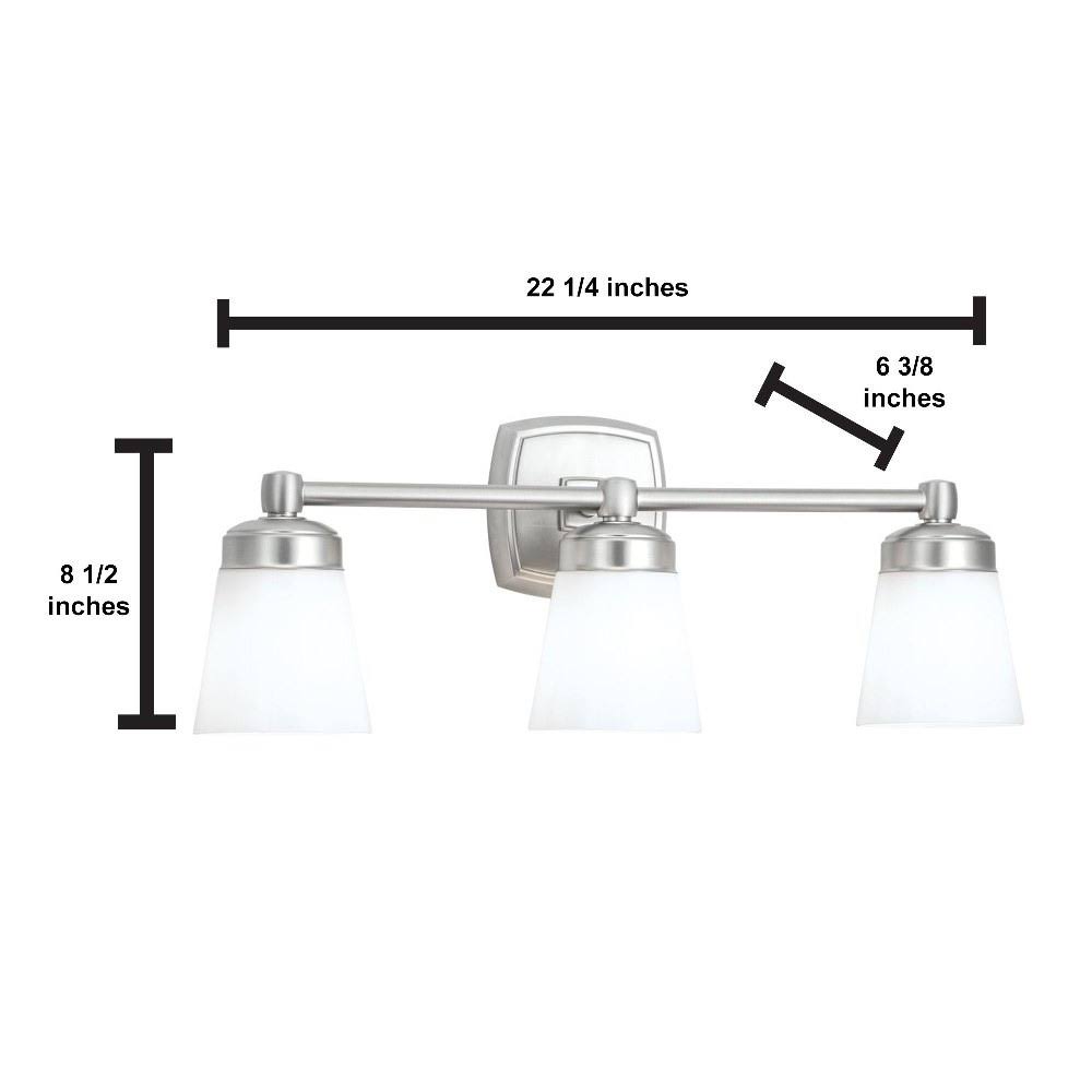 Soft Square 3 Light Sconce B4118