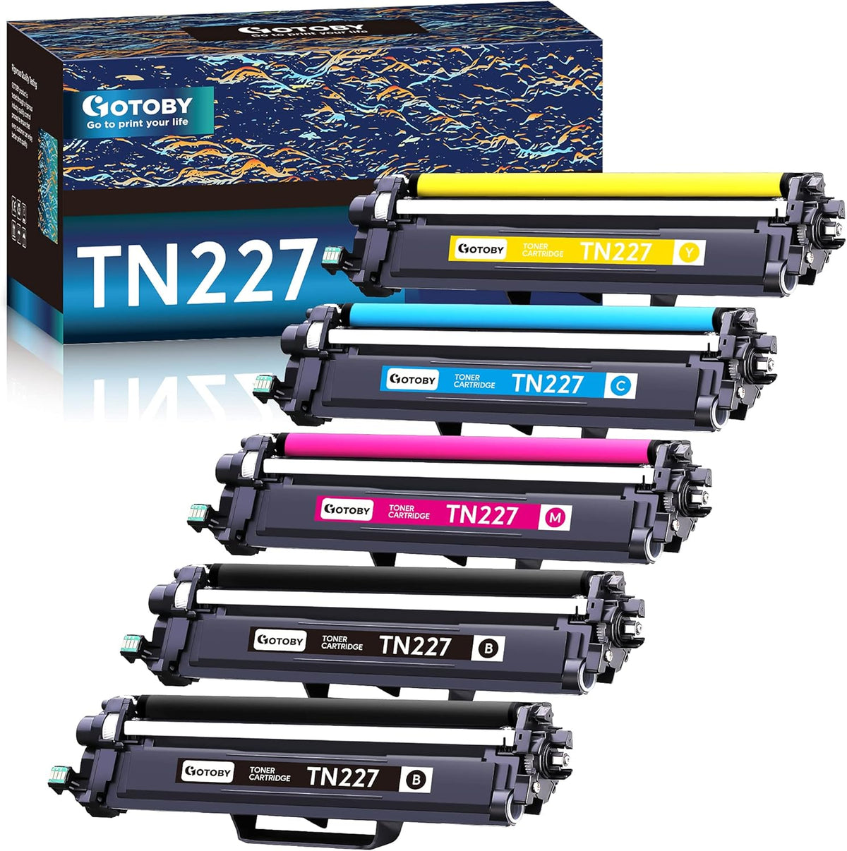 Compatible Toner Cartridge Replacement 5 Pack Y872