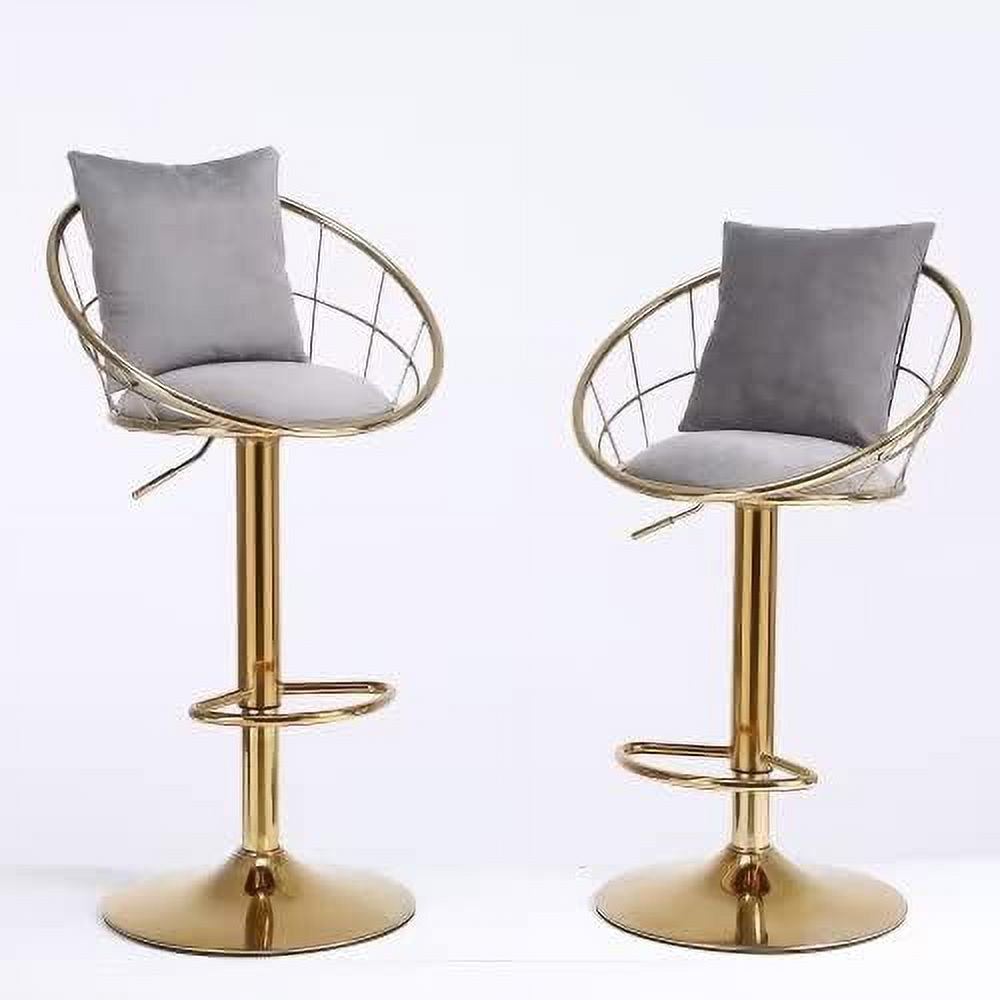 Purple Swivel Counter Height Stool with Back R6041