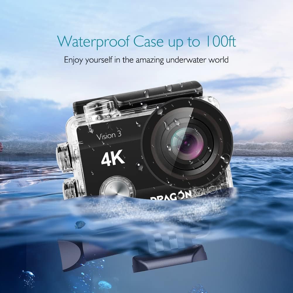 4K 16MP Waterproof Action Camera with Mounting Accessories Kit D567