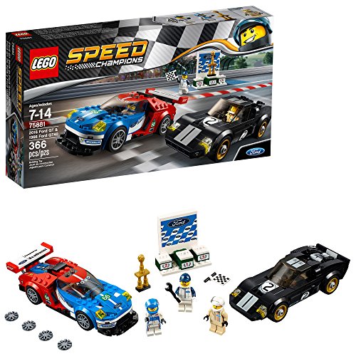 2016 GT & 1966 Ford GT40 Building Kit (366 Piece) S140643