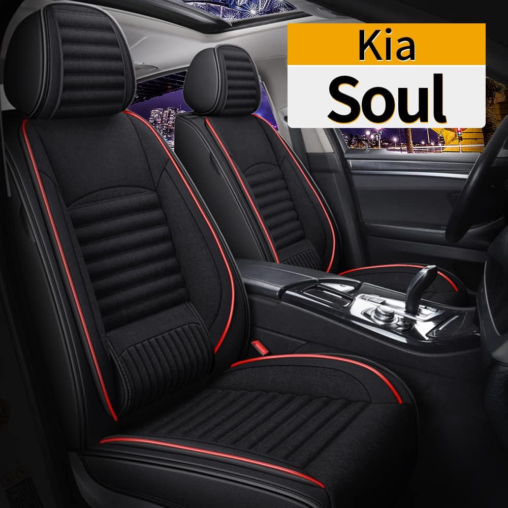 Linen Car Seat Covers Full Set Y450