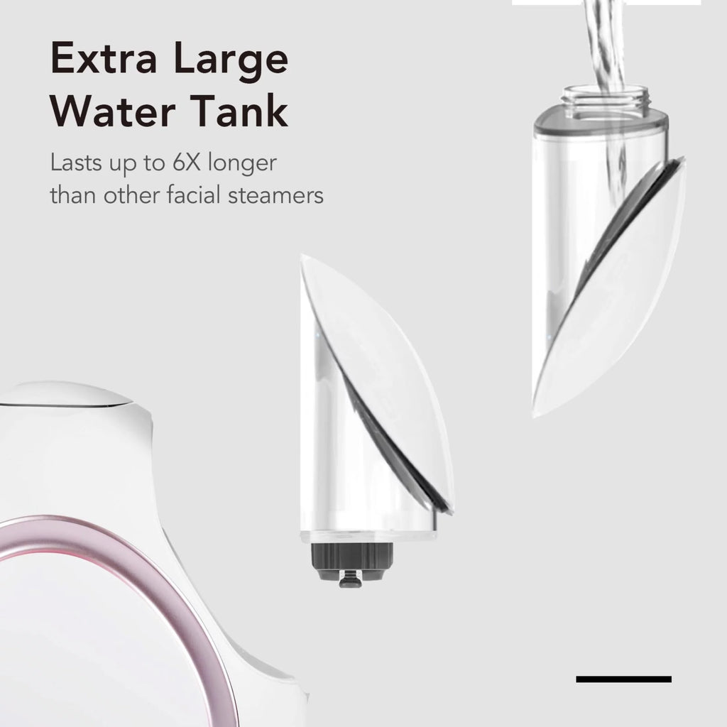 Hot & Cool Nano Ionic Facial Steamer with Aromatherapy D587179