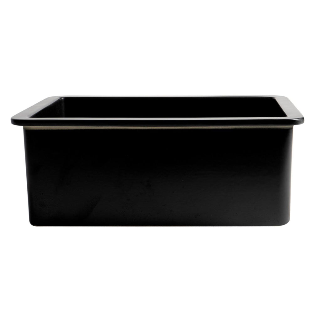 Black Matte Fireclay Kitchen Sink K819164