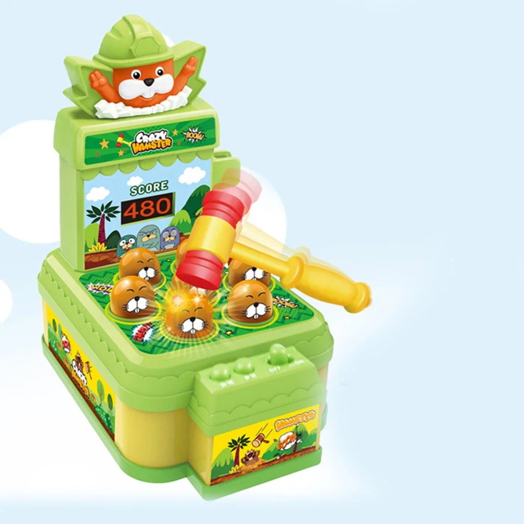 Electronic Arcade Whack A Mole Game Toy with Hammer C8927