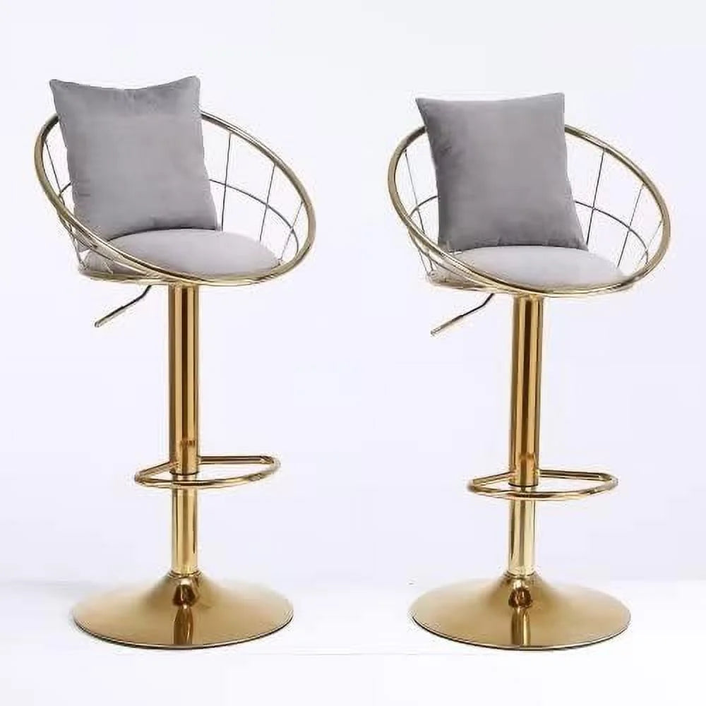 Purple Swivel Counter Height Stool with Back R6041