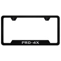 Black License Plate Frame F7671