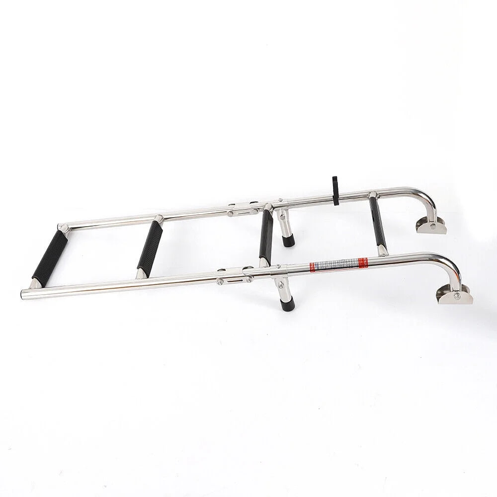880mm 4-Step Stainless Pontoon Boat Dock Ladder X241