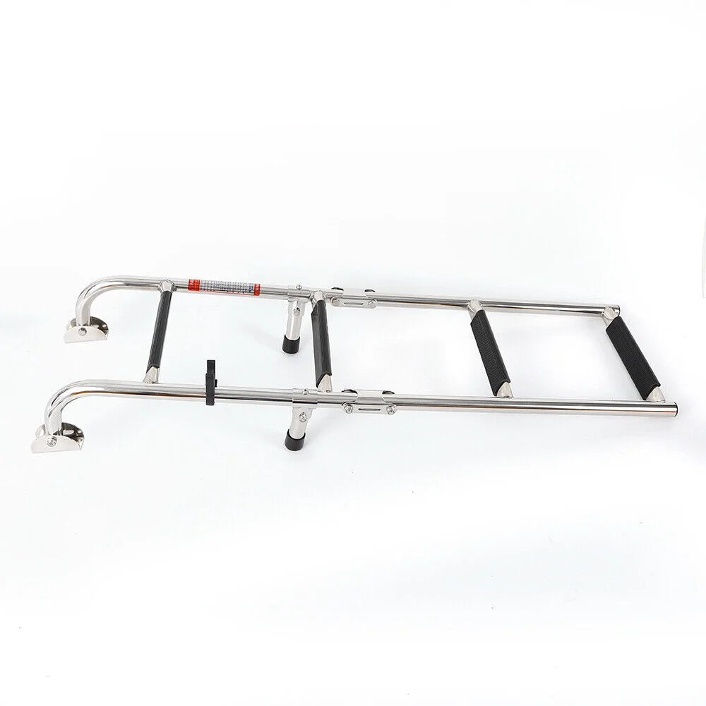 880mm 4-Step Stainless Pontoon Boat Dock Ladder X241