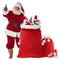 2 Pcs Christmas Velvet Drawstring Bags T8269