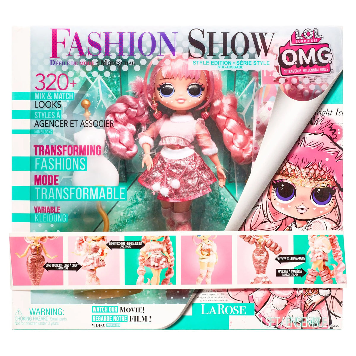 Fashion Doll with 320+ Fashion Looks O391