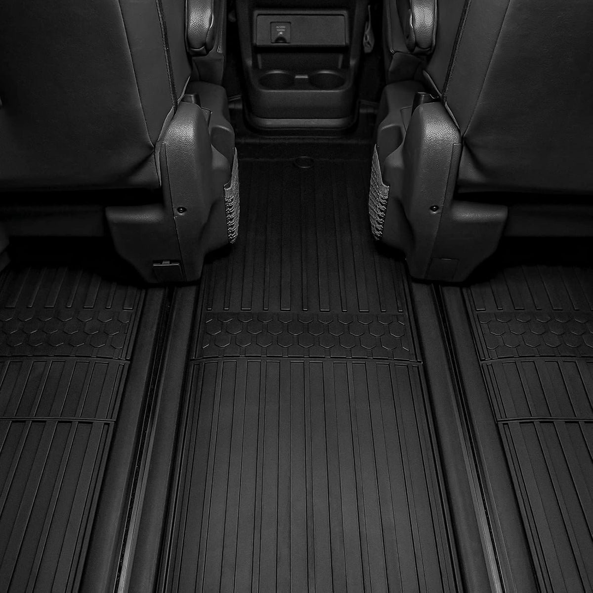 Black TPE All Weather Floor Mats I3394