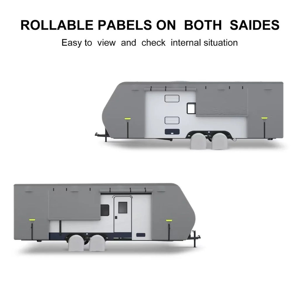 5-Layer Non-Woven Waterproof 600D Oxford Trailer Cover Y2981