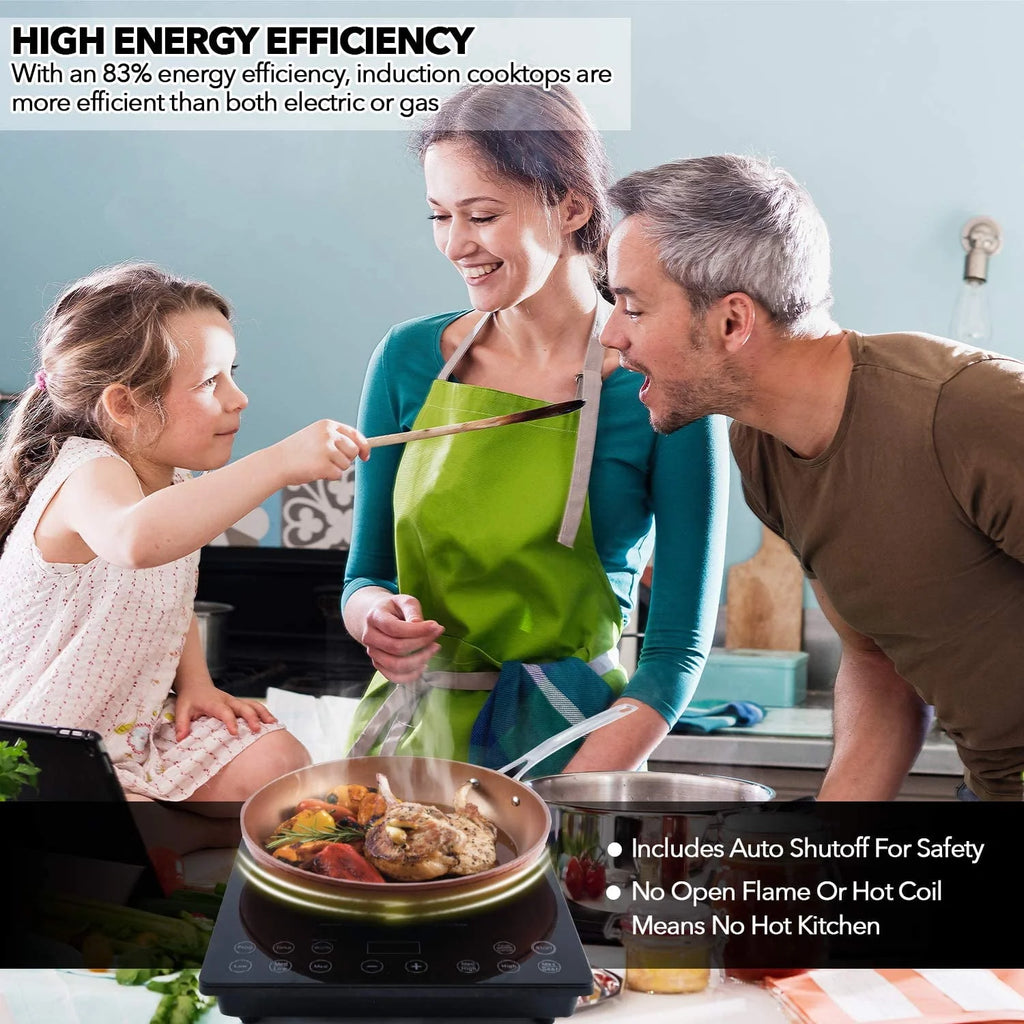 1800w Induction Cooktop Portable Commercial-Grade N791