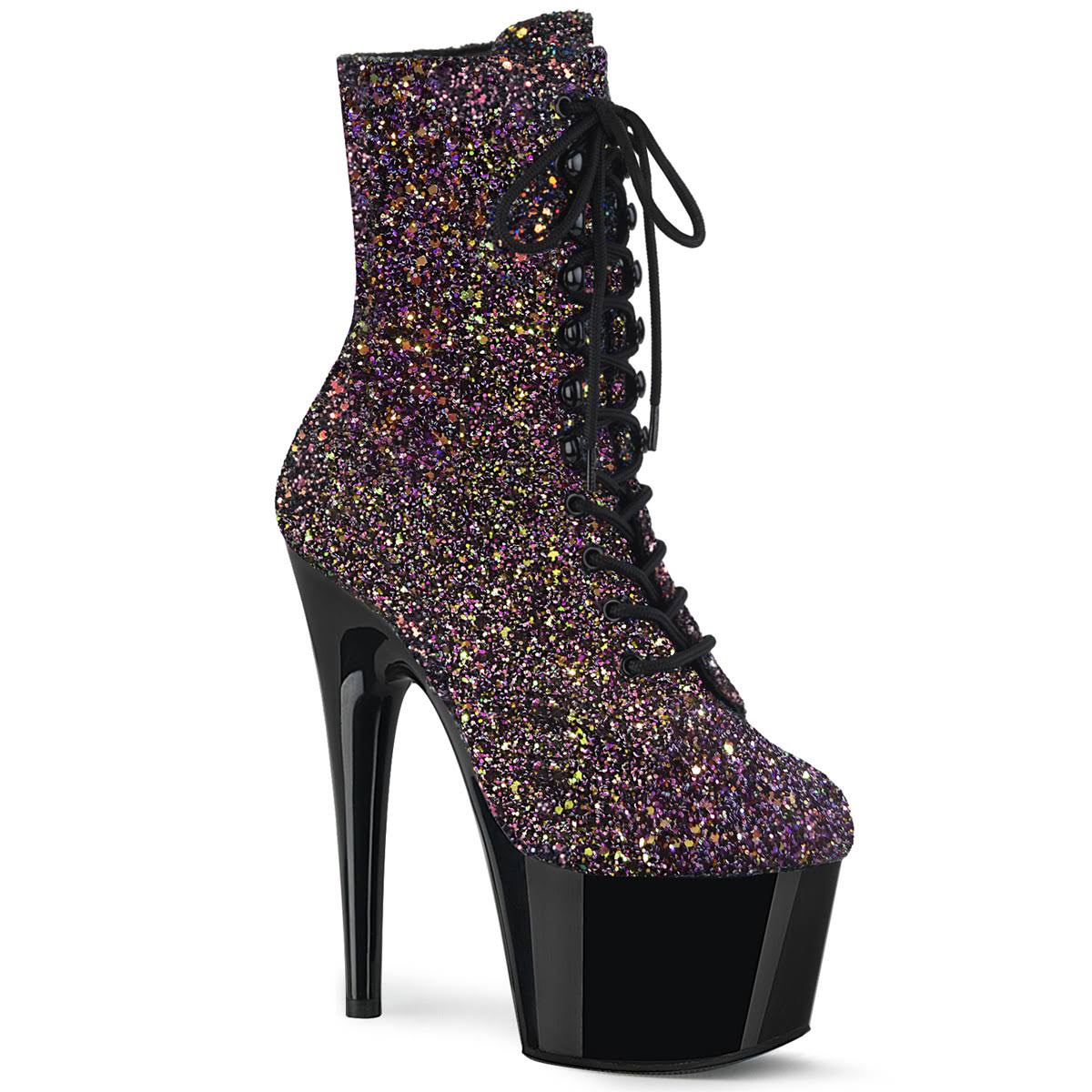Black 7x22 Heel Platform Ankle Boot C307200