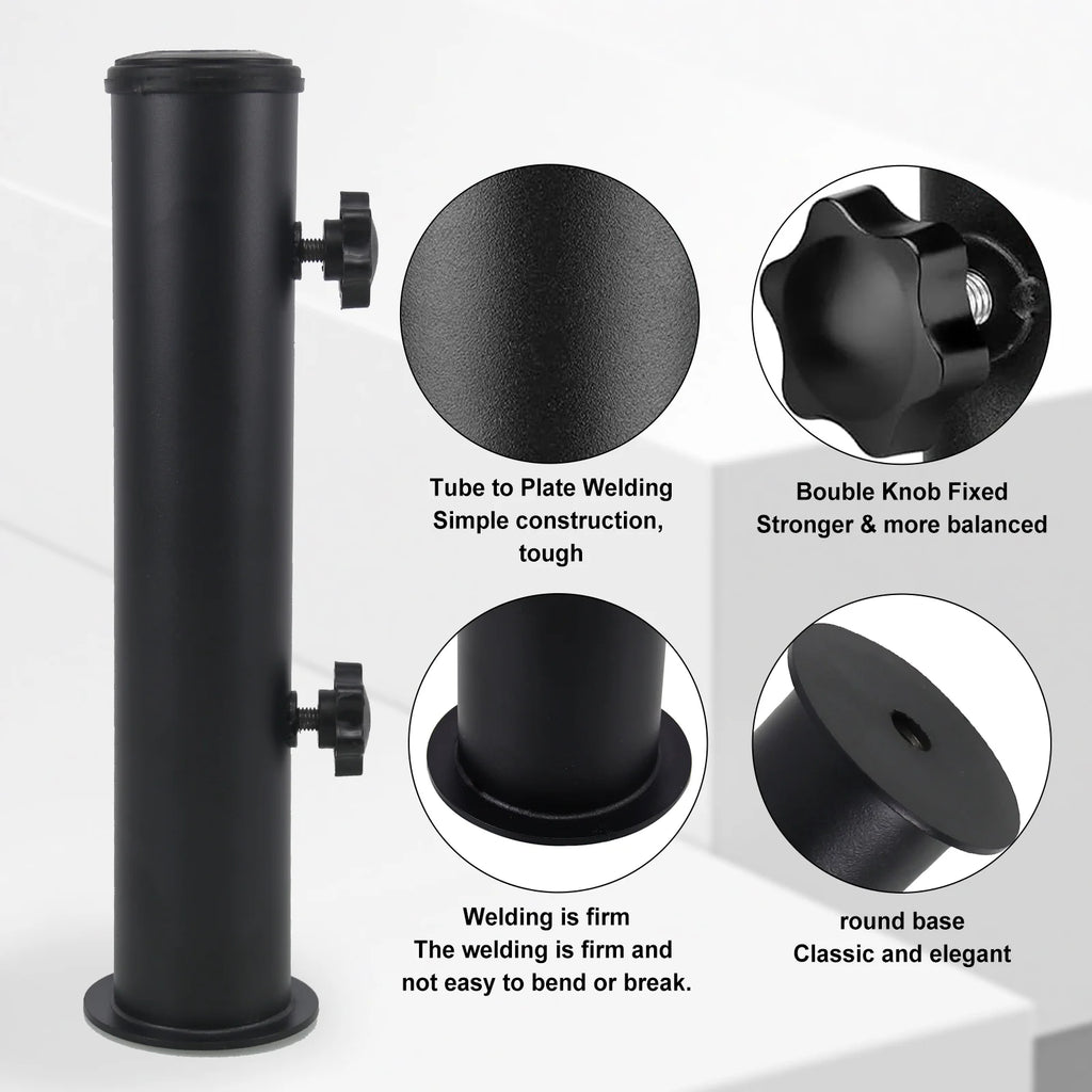 Black Granite Umbrella Tube Holder I5459