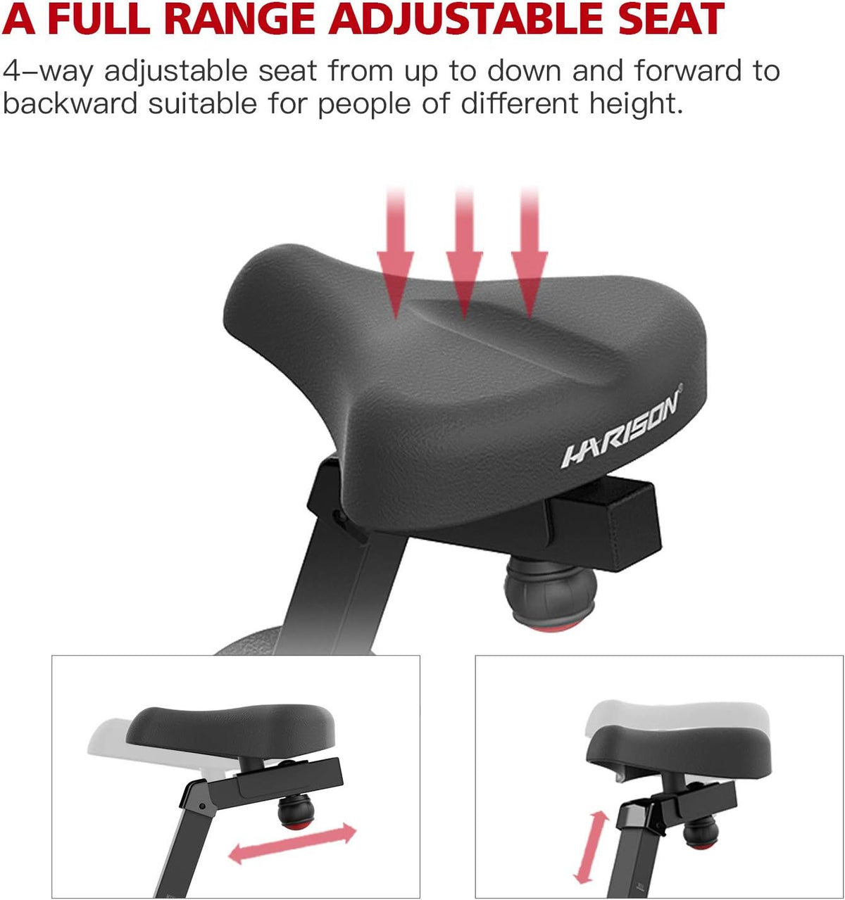 Exercise Bike Stationary with Tablet Holder 350 Lbs Capacity R34857
