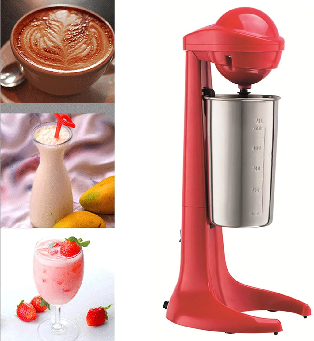 Red Stainless Steel Electric Milkshake Maker J457453