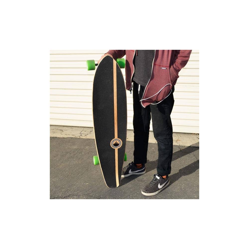 Black Digital Wave Longboard Complete E219