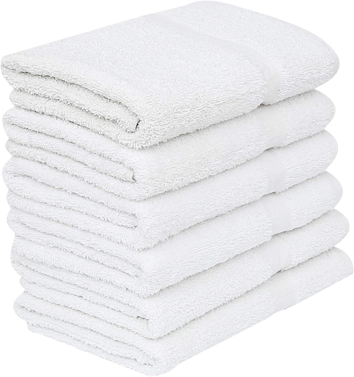 120 Pcs White Cotton Blend Bath Towel 24x48 Inch B460765