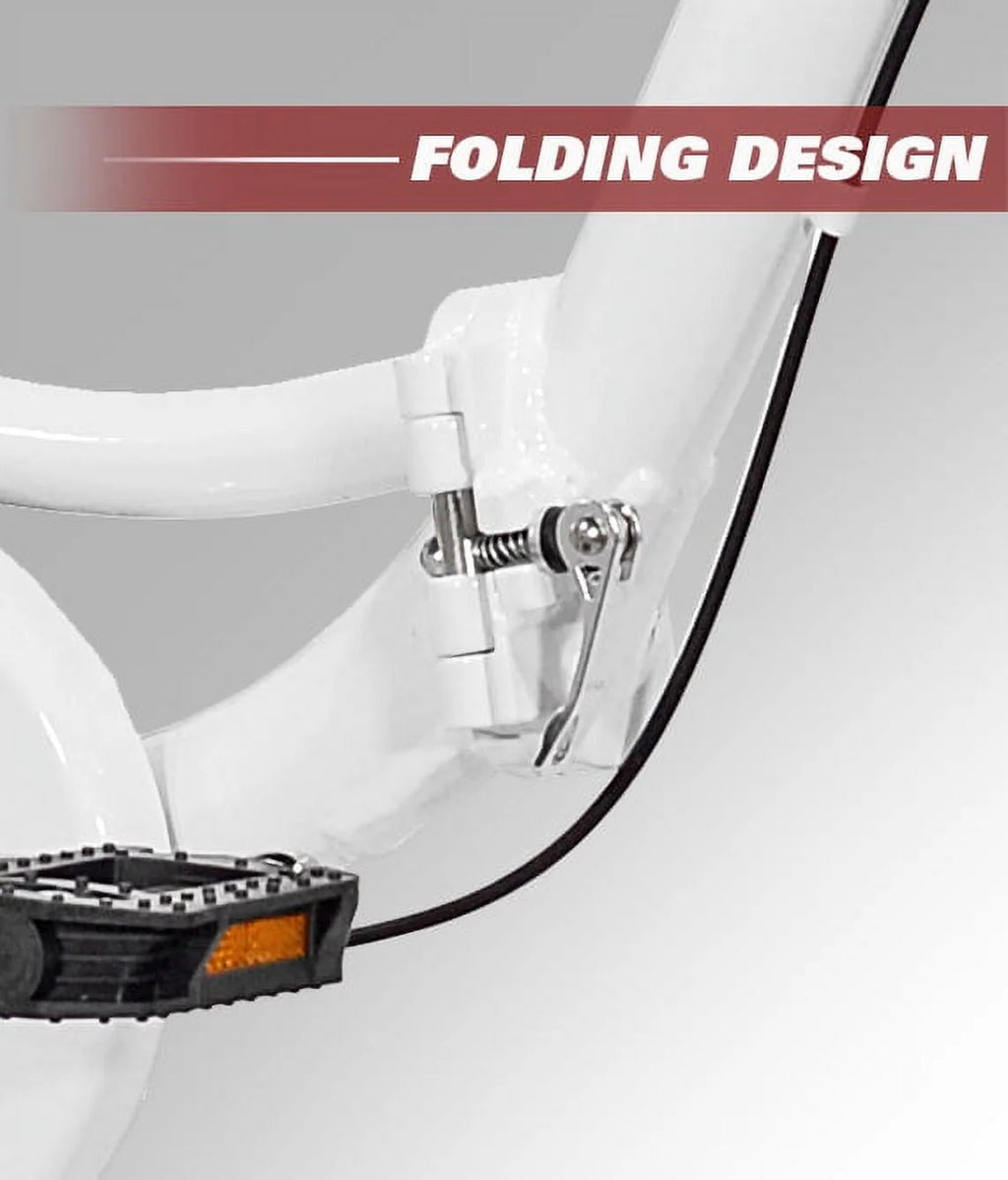 Blue Folding Adult Trike D700707