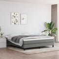 Dark Gray Pocket Spring California King Fabric Bed E867638