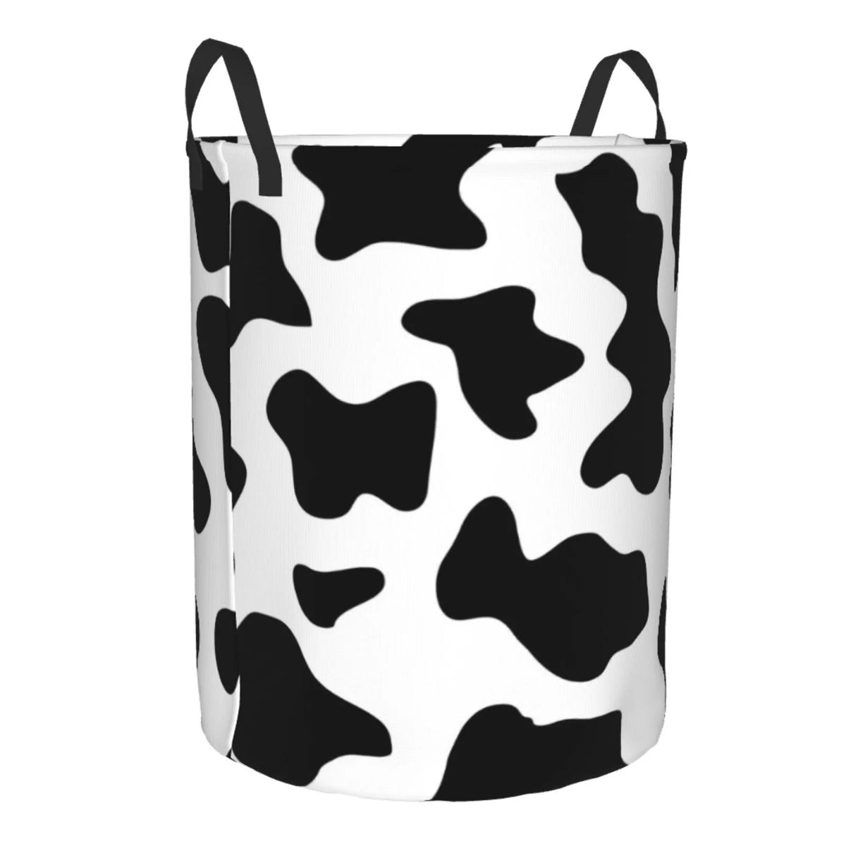 Milk Cow Laundry Hamper with Handles Collapsible Waterproof G346330