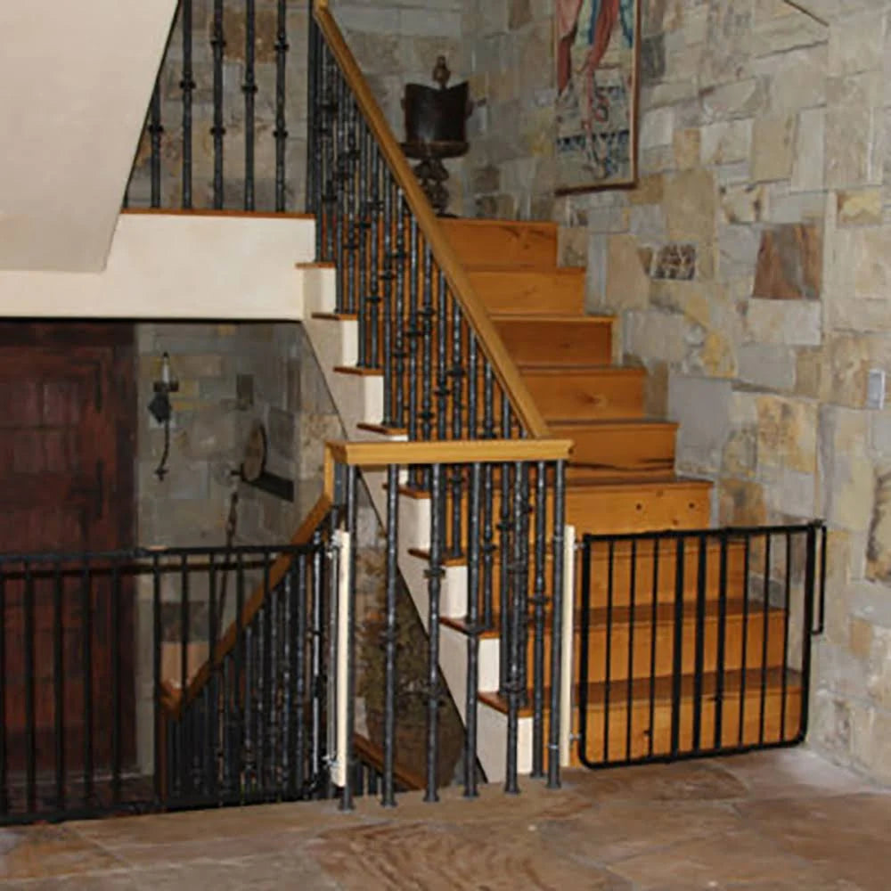 White Stairway Pet Gate H825358