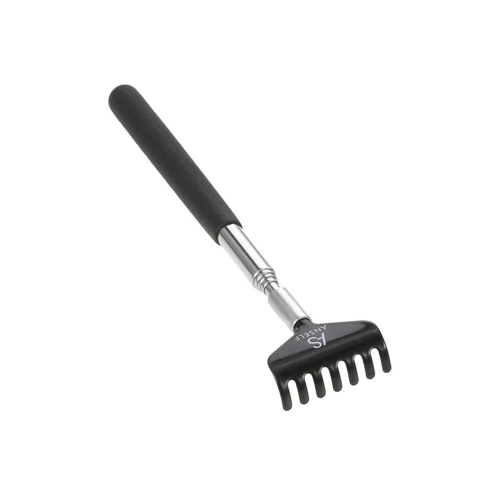 Telescopic Back Scratcher Massager Metal Extendable 5 Section Blue U3122