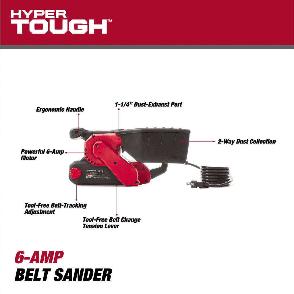 6-Amp Belt Sander F636610