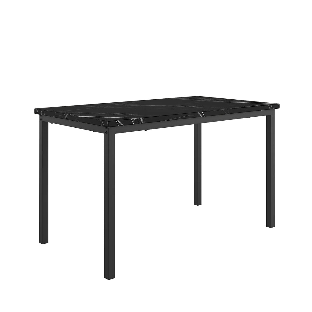 5 Piece Black Dining Table and Chairs Set E426