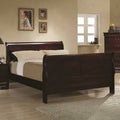 Twin Wood Sleigh Bed V8529