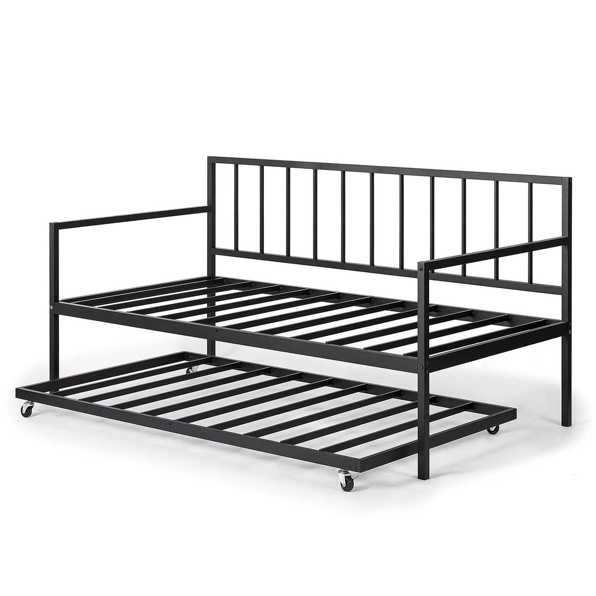 Black Twin Daybed & Trundle Set H980
