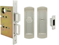 Satin Nickel Privacy Pocket Door Lock V256356