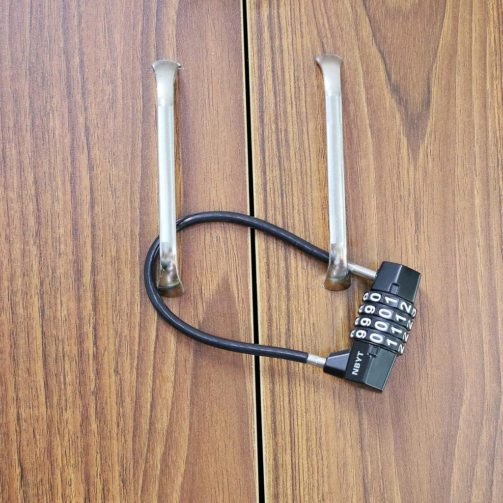 4 Digit Combination Padlock with Long Shackle I93809