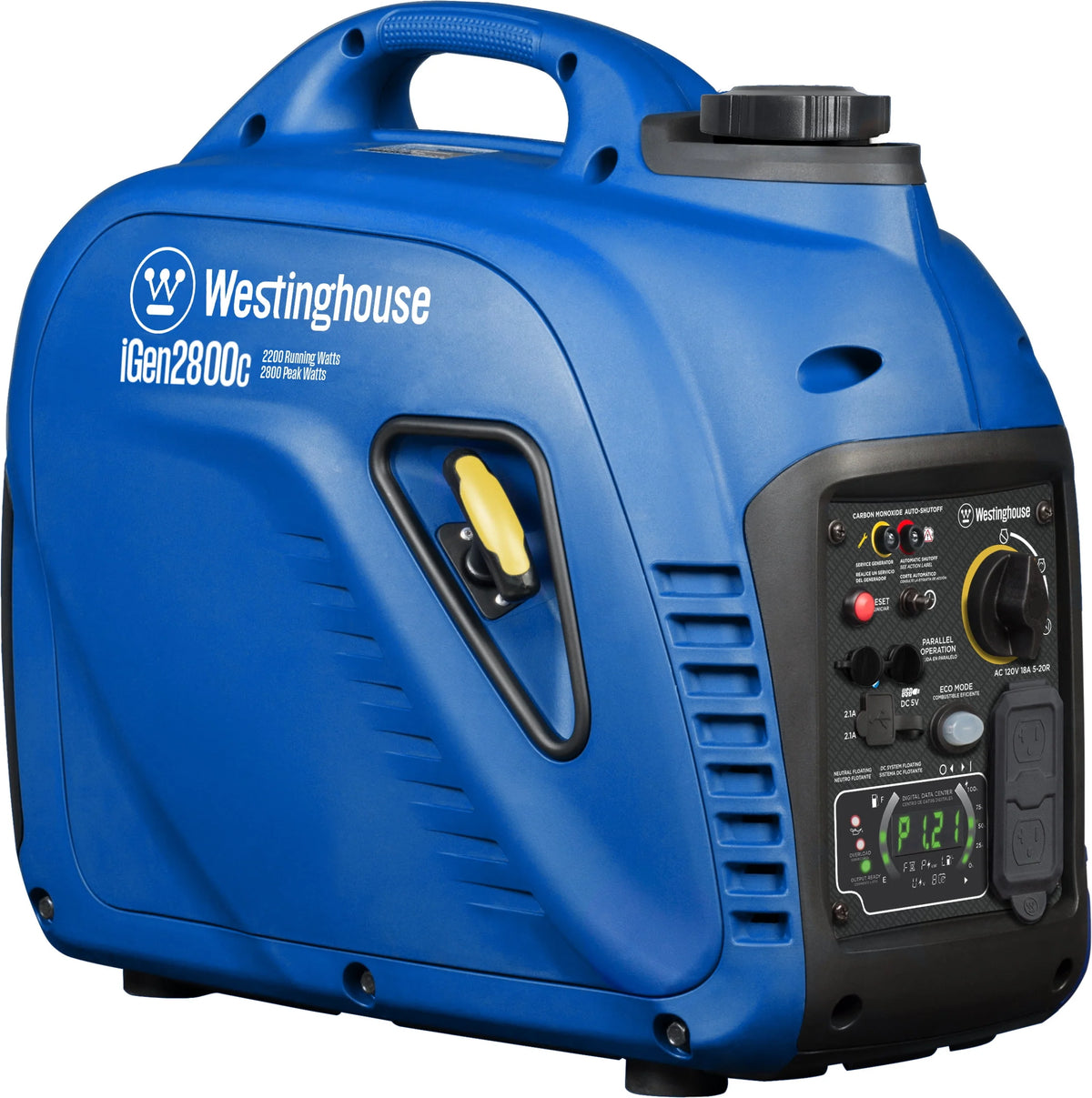 2800 Peak Watt Portable Gas Powered Inverter Generator with CO Sensor C6644