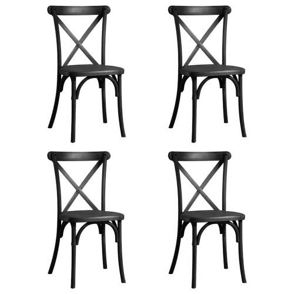 Resin Dining Side Chair Set of 4 K67662