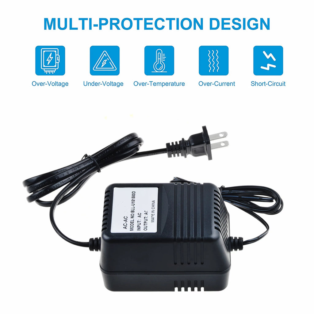 12V AC to AC Adapter Power Supply Cord Charger Y1975