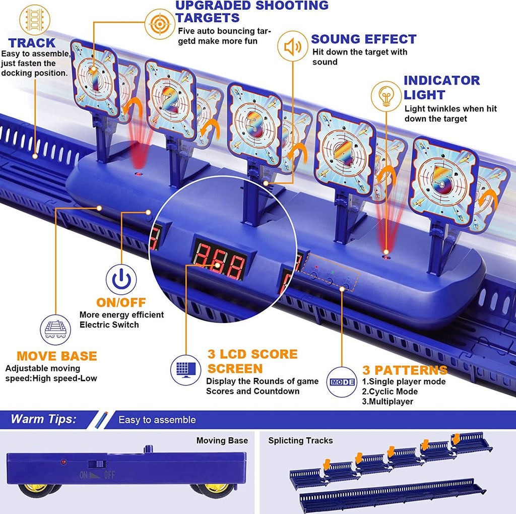 Electronic Scoring Moving Target Toy for Nerf Gun Practice X338