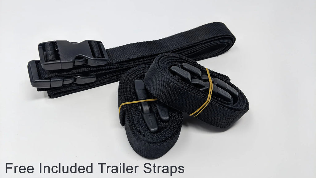 Gray / Black Jet Ski Cover with Trailer Straps and Storage Bag K986