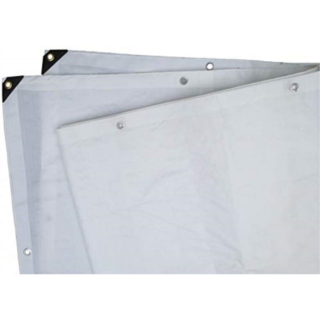 Heavy Duty White 6 oz. Poly Tarp 12 Mil R172