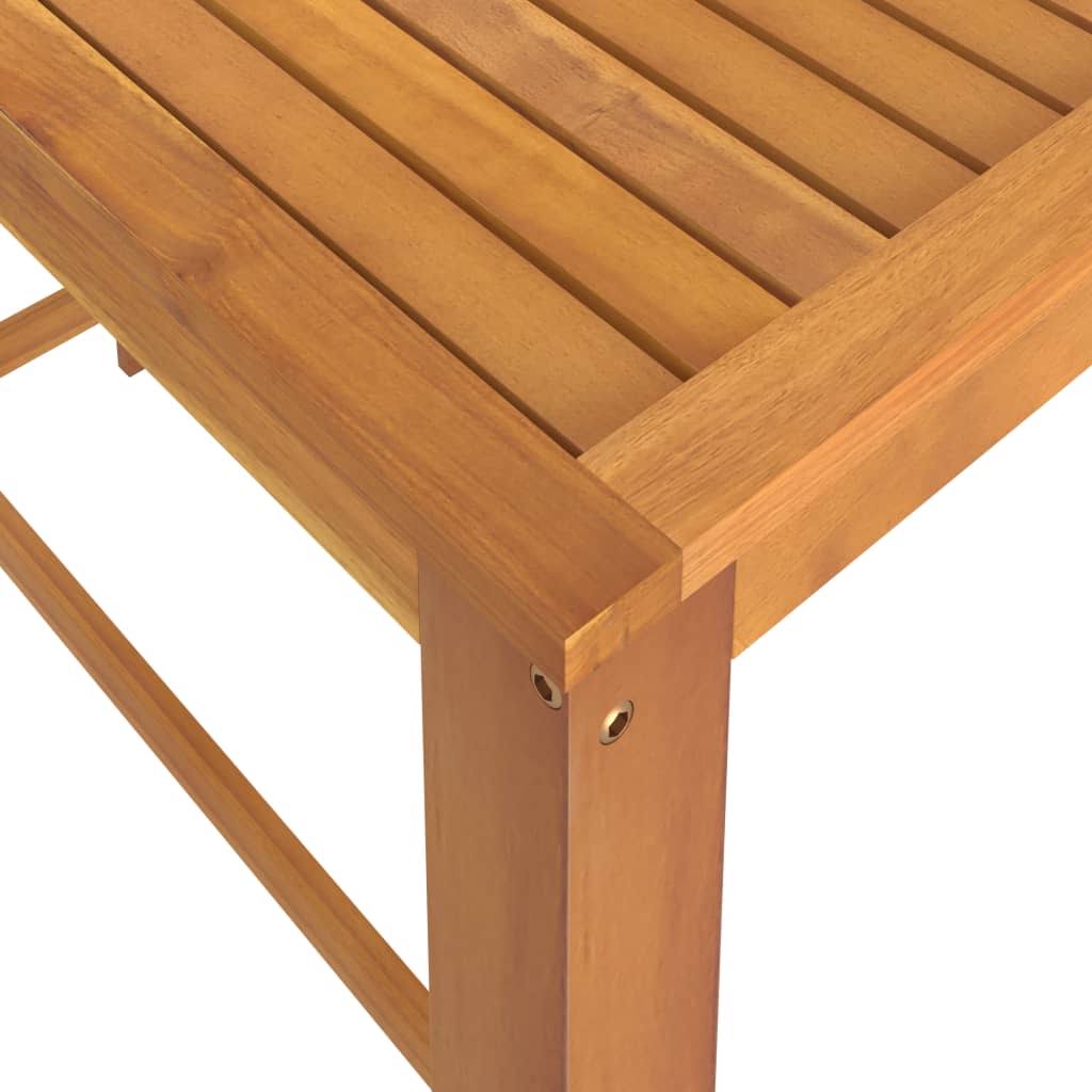 5 Piece Bar Set Solid Acacia Wood O15390