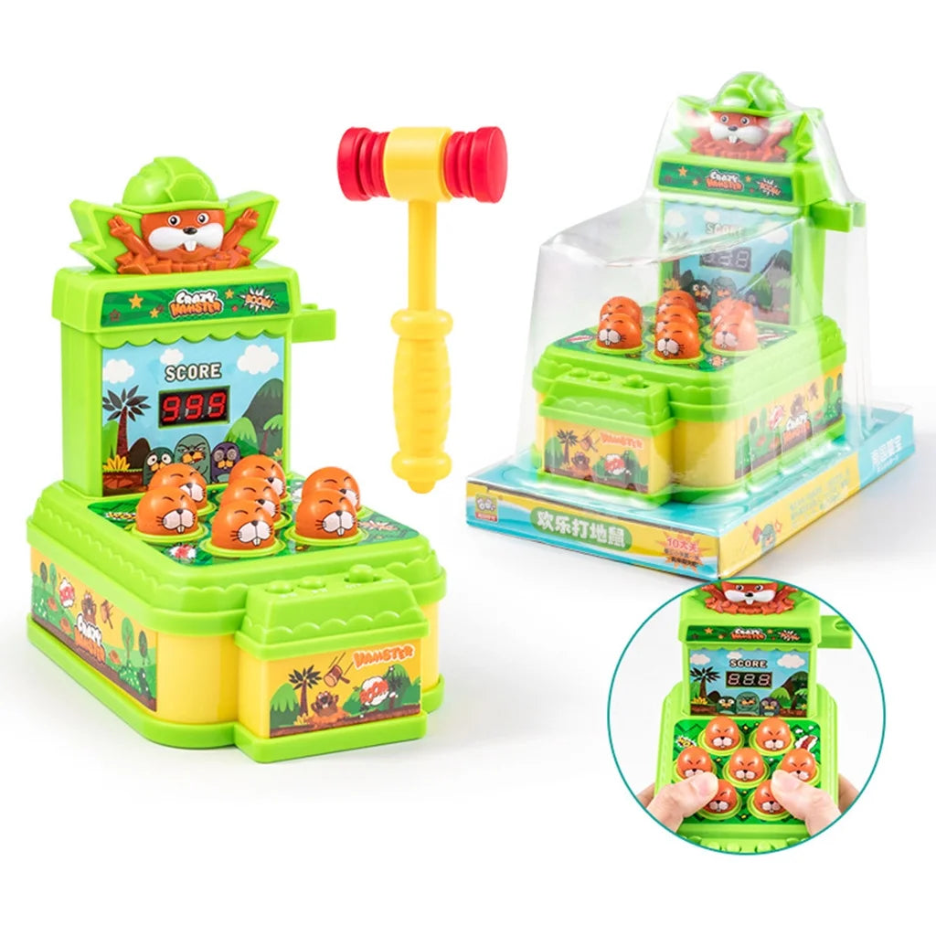 Electronic Arcade Whack A Mole Game Toy with Hammer C8927
