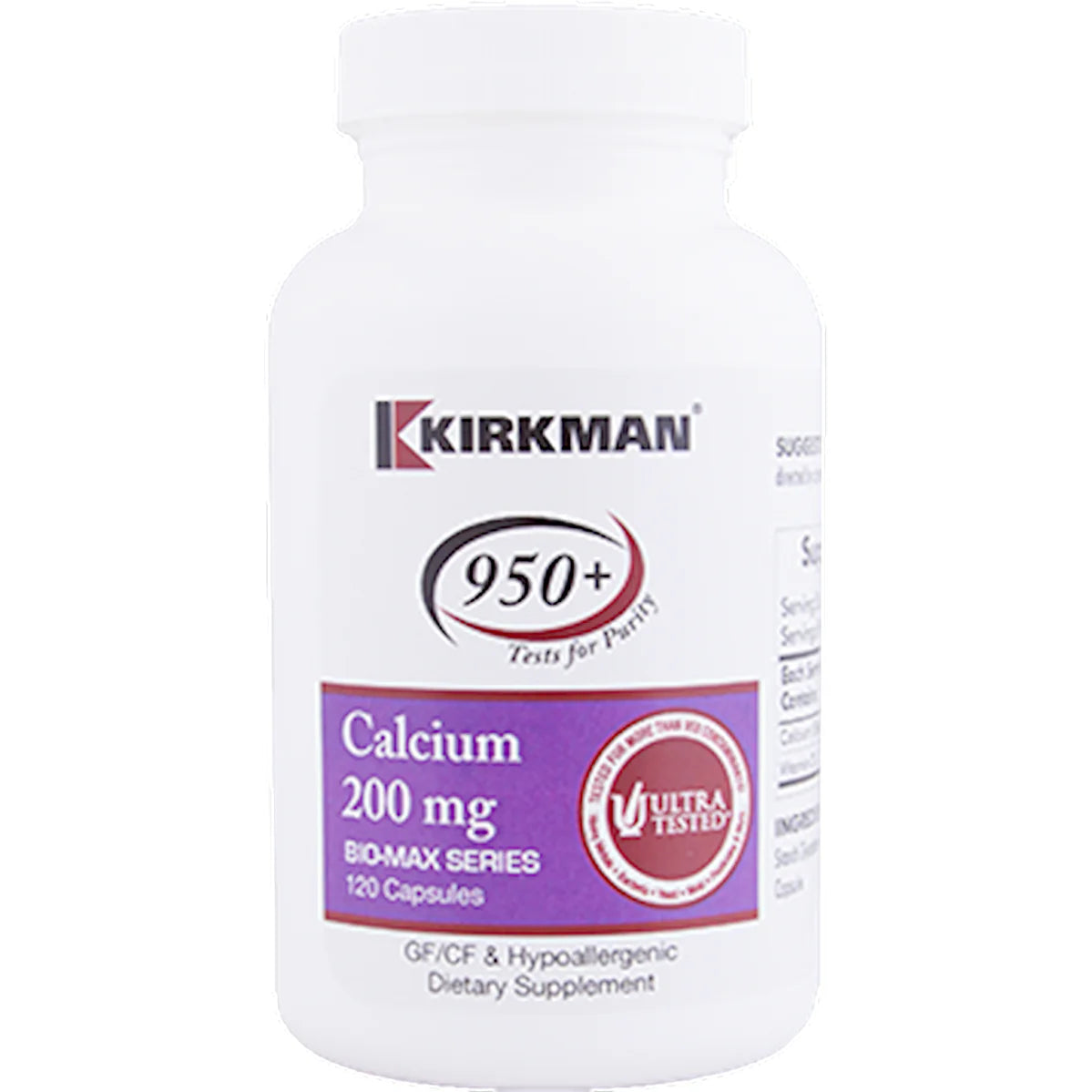 Calcium 200 mg 120 caps M55175