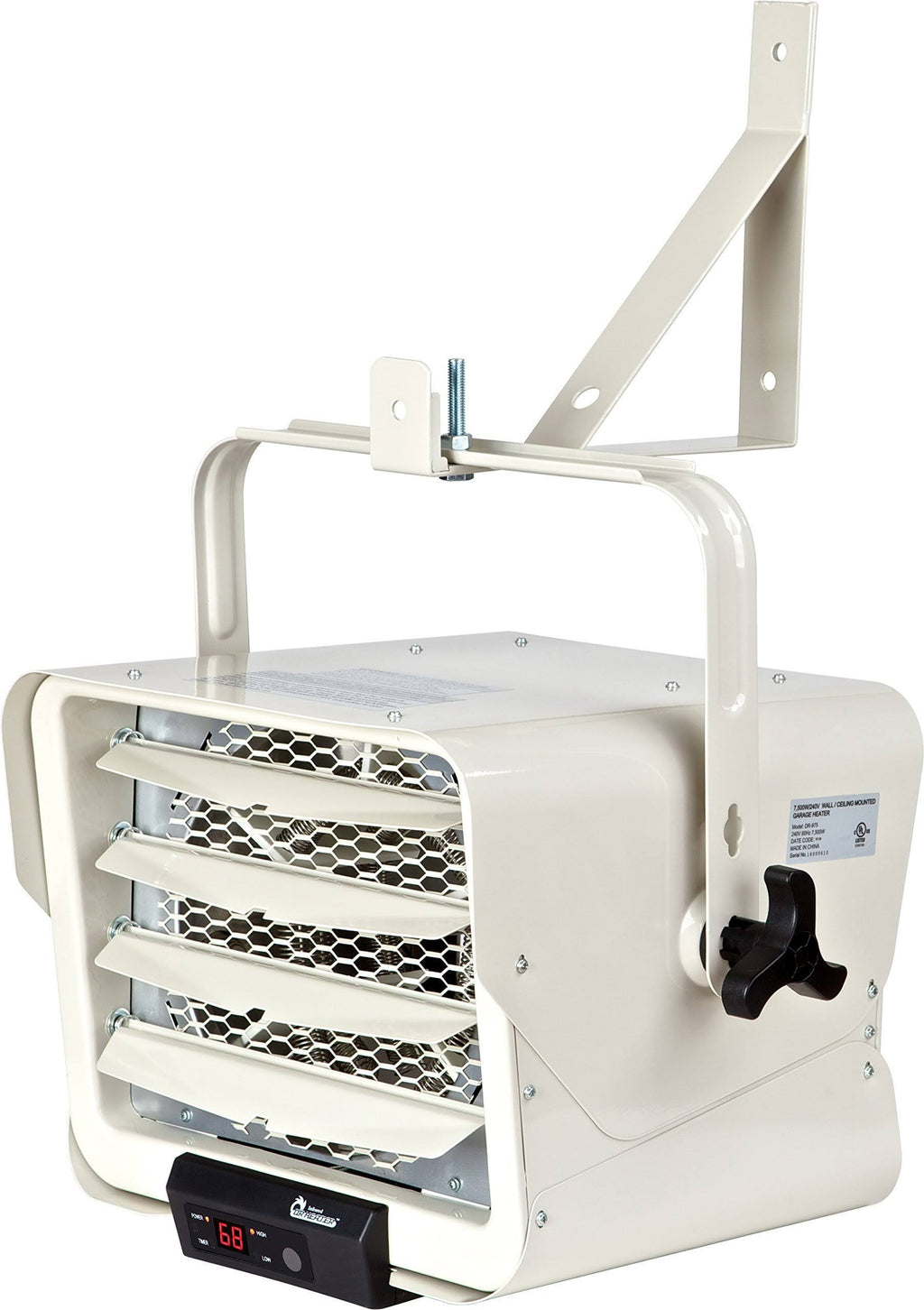 7500-Watt 240-Volt Hardwired Wall/Ceiling Mounted Electric Heater with Remote T7459