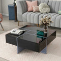 Coffee Table with 4 Hidden Storage Compartments V9313