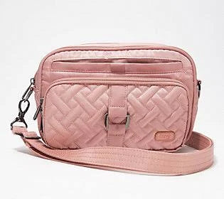 Blush Pink Convertible RFID Crossbody and Belt Bag I419877