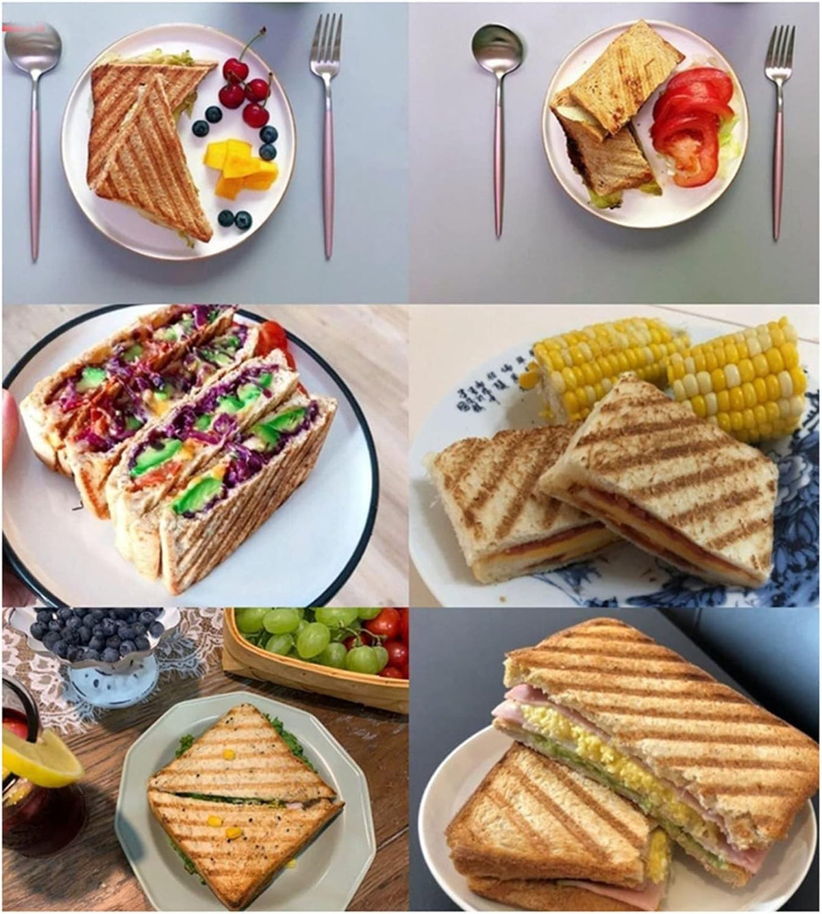 Double Sided Nonstick Panini Maker A5379